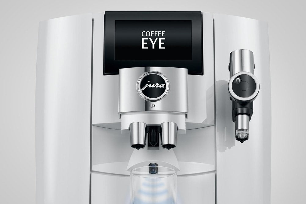 Espressor automat JURA J8 Piano White, OneTouch, 1.9 l, 15 bar, 1450 W, alb