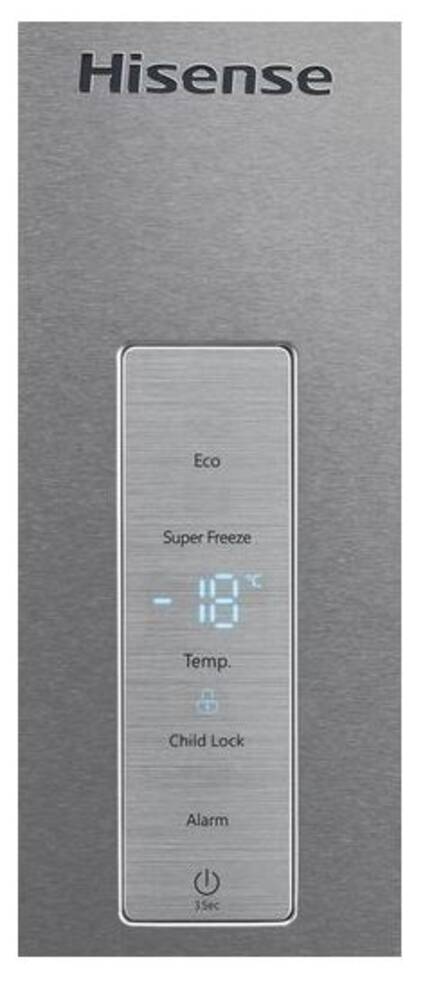 Congelator Hisense FV354N4BIE, clasa E, No Frost 274 litri, 185.5 cm, Inox