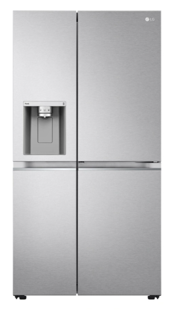 Side-by-Side LG GSJV71MBLE, clasa energetica E, 635 l, Total NoFrost, 179 cm inaltime, inox