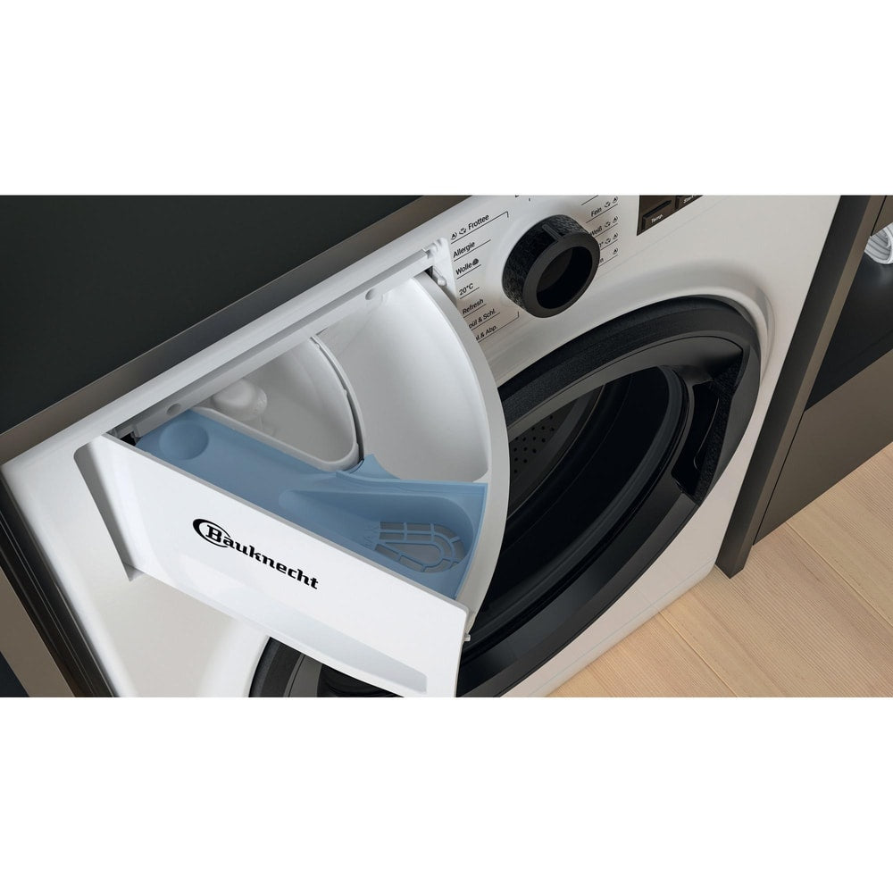 Masina de spalat rufe frontala BAUKNECHT WM Elite 8FH A, 8 kg, clasa A, 1400 rpm, alb