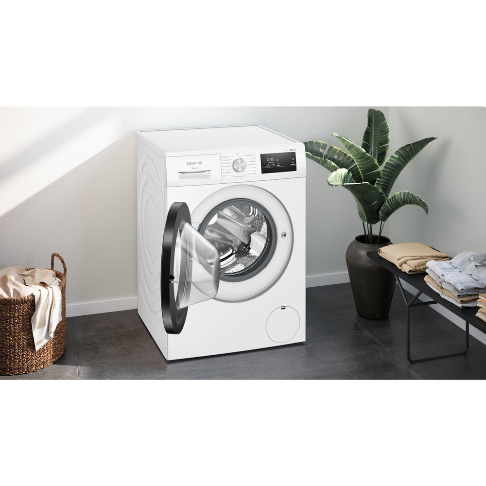 Masina de spalat rufe frontala SIEMENS iQ300 WM14NK73EX, 8 kg, clasa A, 1400 rpm, alb
