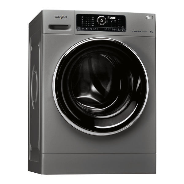 Masina de spalat rufe semi profesionala Whirlpool AWG 912 /PRO, 9 kg, 1200 RPM, clasa A+++, 10 programe, 6 sense, Silver