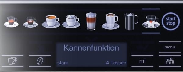 Espressor automat SIEMENS EQ.6 plus TE657F03DE, OneTouch, afisaj CoffeeSelect,1.7 litri, 19 bar, 1500 W, inox