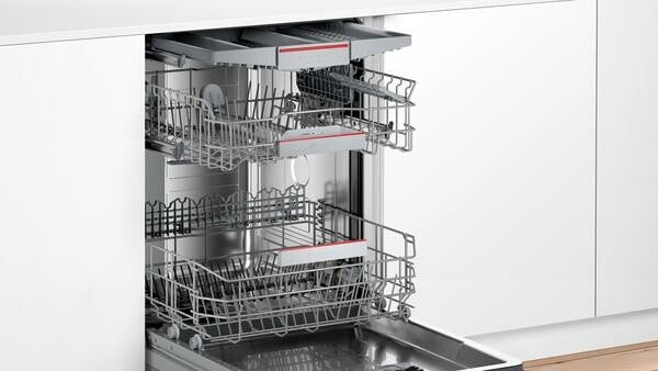 Masina de spalat vase incorporabila BOSCH SBV4HCX48E, clasa D, 60 cm, 14 seturi, 6 programe, inox