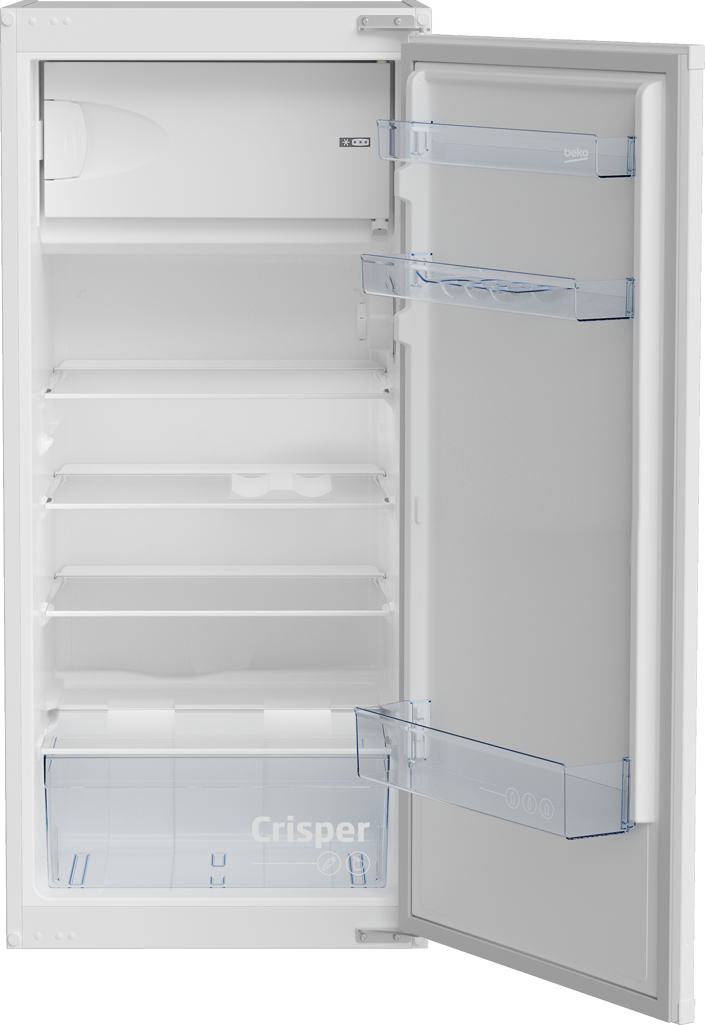 Frigider incorporabil Beko BSSA210K3SN, 175 litri, 122 cm, Alb