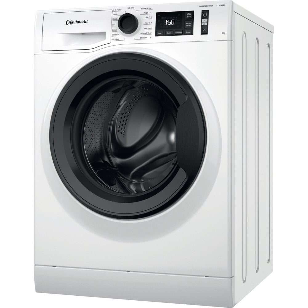 Masina de spalat rufe frontala BAUKNECHT WM Elite 8FH A, 8 kg, clasa A, 1400 rpm, alb