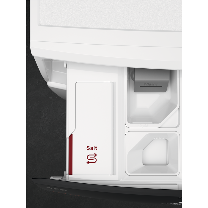 Masina de spalat rufe frontala AEG seria 9000 LR9G70489, 8 kg, clasa A, 1400 rpm, ECO LAVAMAT, alb