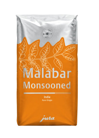 Cafea boabe integrala JURA Malabar Mussooned India, cafea de origine pura, Arabica, 250g
