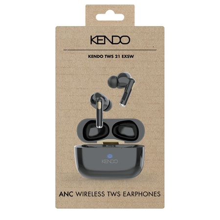 Casti True Wireless In-Ear KENDO TWS NC 21EXSW, Bluetooth, Noice Cancelling, Negru