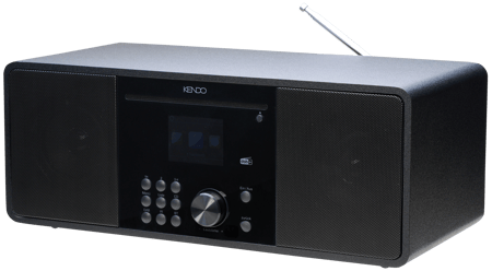 Radio stereo multifunctional KENDO DABIR RadioXL 21EX, CD, Ceas, Alarma, Bluetooth, DAB+, FM, Radio Internet, USB, Telecomanda, Negru