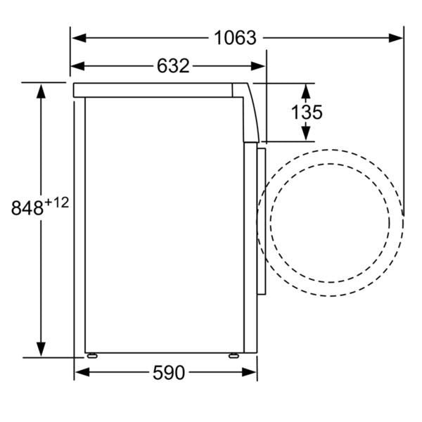 Masina de spalat rufe frontala SIEMENS iQ500 WM14G492, 8 kg, clasa C, 1400 rpm, AquaStop, alb