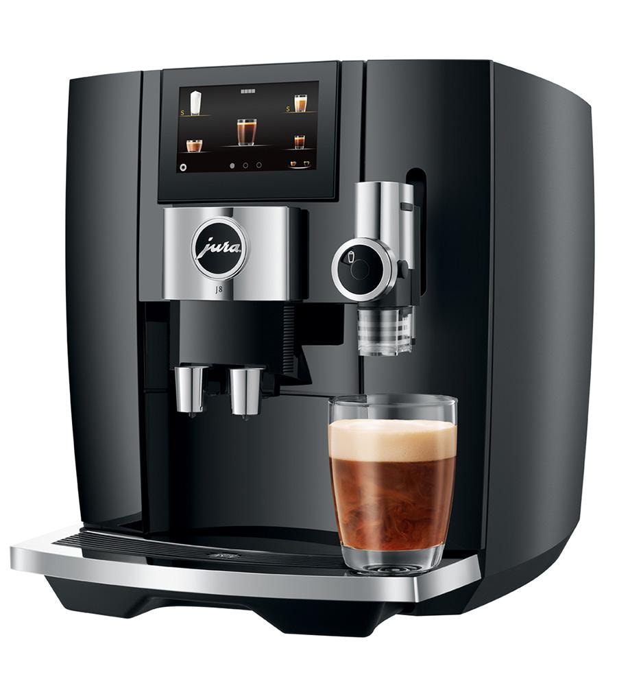 Espressor automat JURA J8 Piano Black, OneTouch, 1.9 l, 15 bar, 1450 W, negru