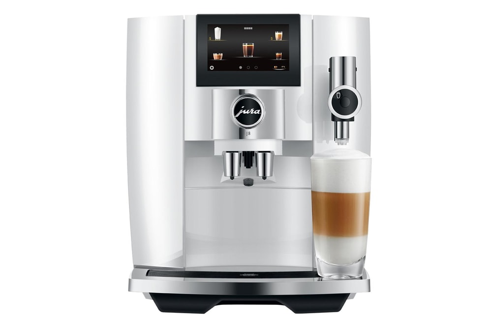 Espressor automat JURA J8 Piano White, OneTouch, 1.9 l, 15 bar, 1450 W, alb