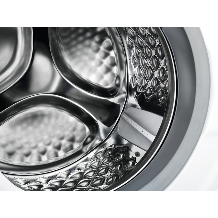 Masina de spalat rufe frontala AEG seria 9000 LR9G70489, 8 kg, clasa A, 1400 rpm, ECO LAVAMAT, alb