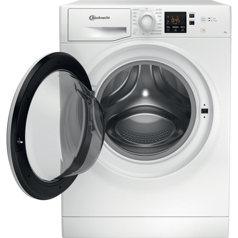 Masina de spalat rufe frontala BAUKNECHT WWA 843 B, 8 kg, clasa B, 1400 rpm, alb