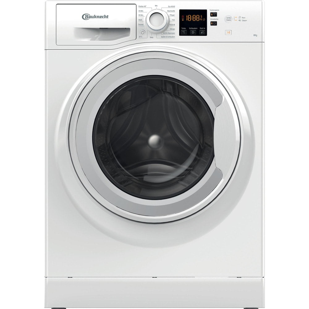 Masina de spalat rufe frontala BAUKNECHT WWA 843 B, 8 kg, clasa B, 1400 rpm, alb