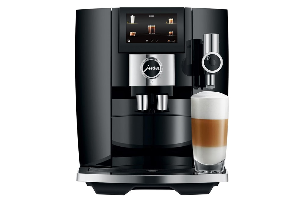 Espressor automat JURA J8 Piano Black, OneTouch, 1.9 l, 15 bar, 1450 W, negru