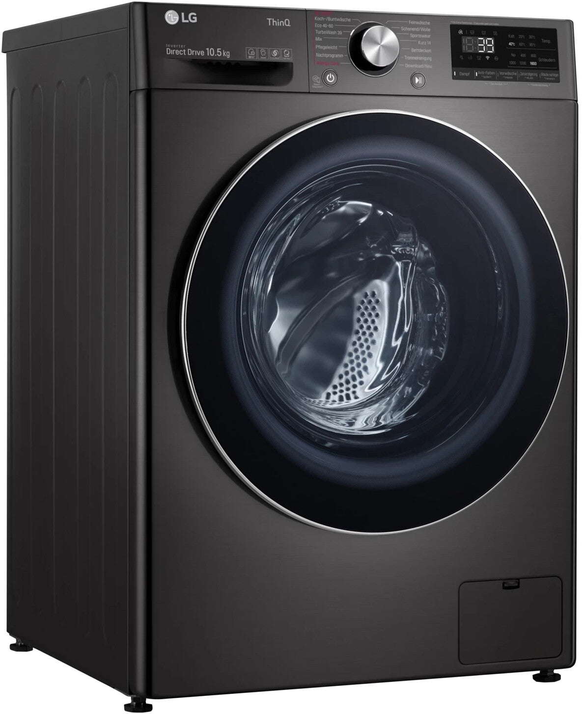 Masina de spalat rufe frontala LG F6WV710P2S AI DD, 10.5 kg, clasa energetica A, 1600 rpm, negru