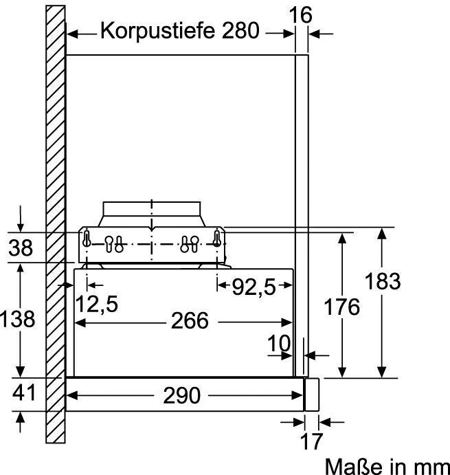 Hota incorporabila telescopica Neff D46BR12X6, 60 cm, clasa C, 231 m³/h, Argintiu