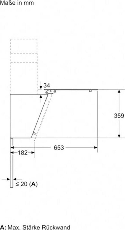 Hota decorativa de perete Neff D83IDK1S0, 80 cm, clasa A, 550 m³/h, Negru