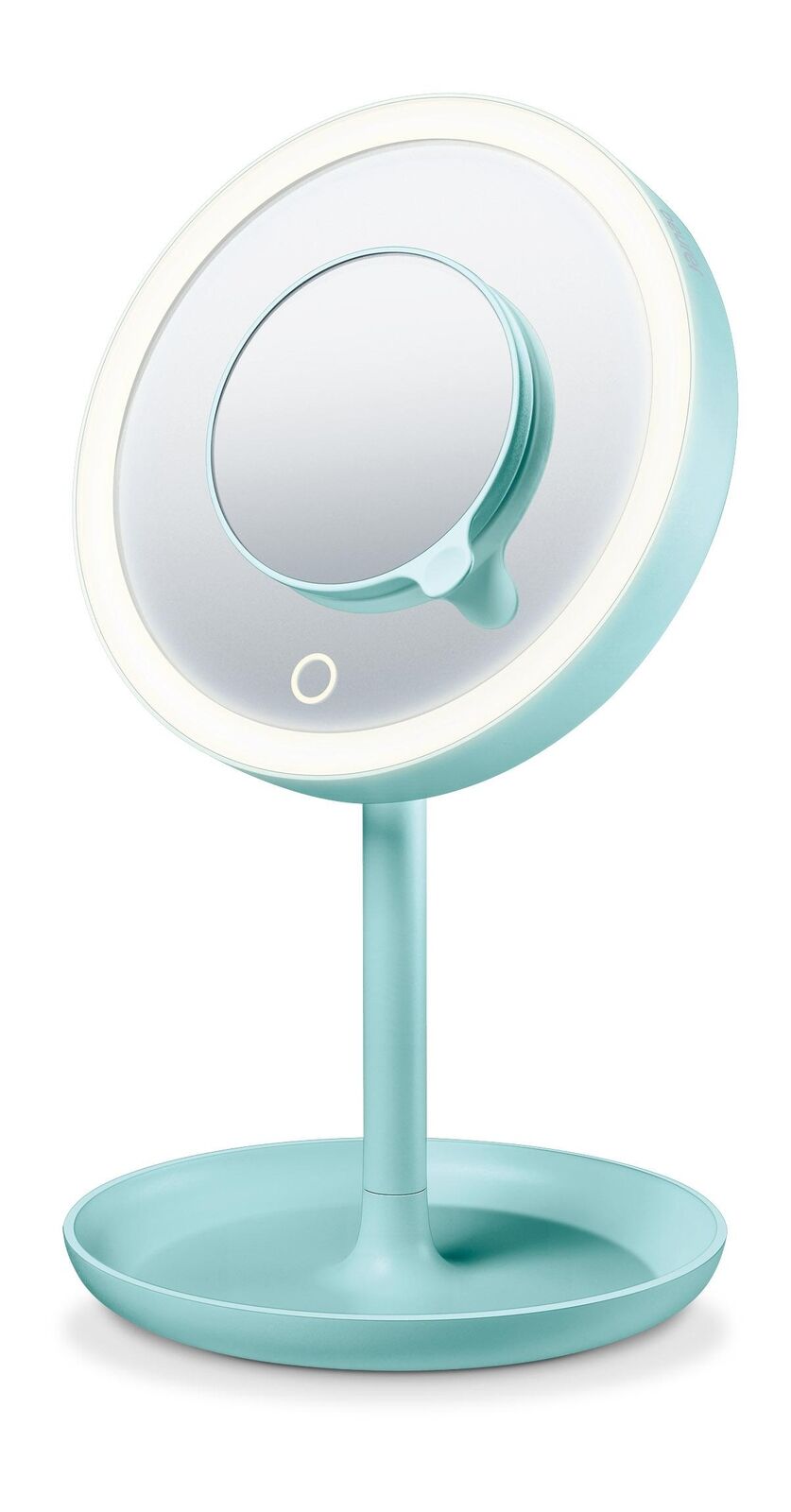 Oglinda cosmetica BEURER BS45, lumina LED, TouchScreen, Mint