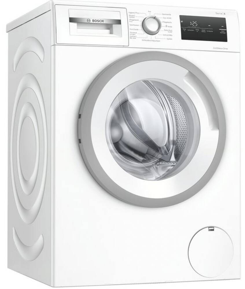 Masina de spalat rufe frontala Bosch Serie 4 WAN28123, clasa B, Eco Silence Drive, 1400 rpm, 7 kg, Alb