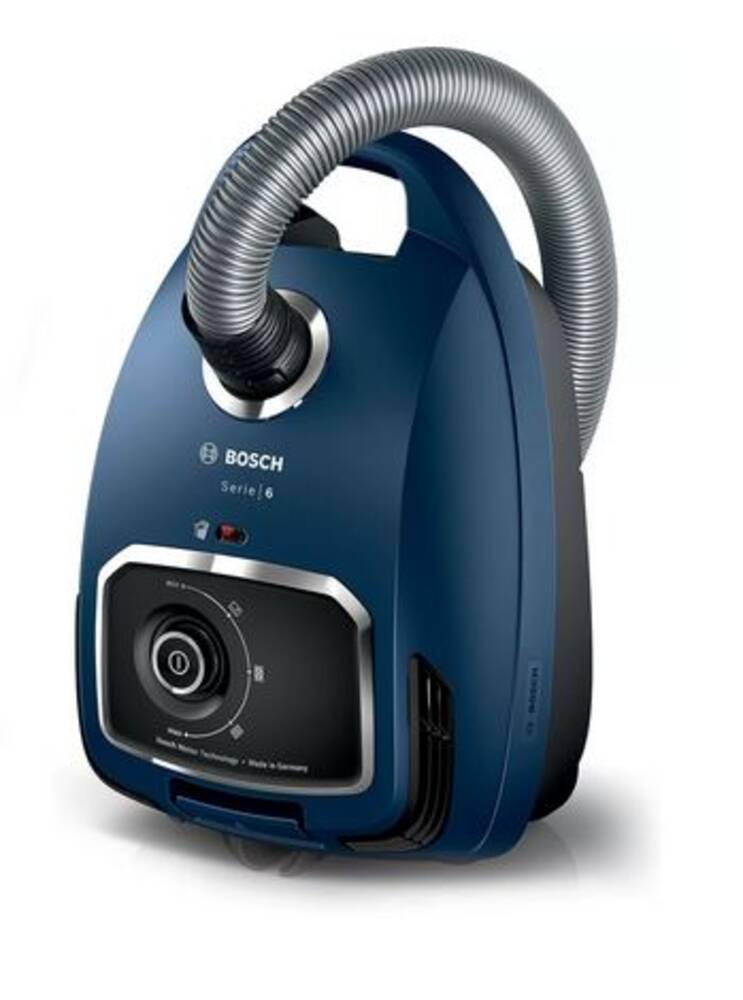 Aspirator cu sac Bosch BGL6XSIL3, Filtru UltraAllergy, 600 W, 4 litri, Albastru