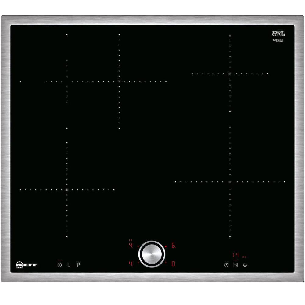 Plita incorporabila Neff T46BT60N0, Inductie, 60 cm, TwistPad®, Negru