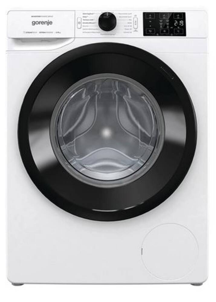 Masina de spalat rufe frontala Gorenje WNEI86APS, clasa A, 8 kg, 1600 rpm, Inverter PowerDrive Motor, SteamTech, Alb