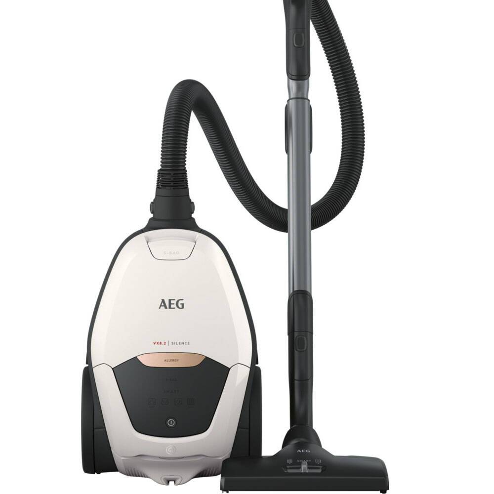 Aspirator cu sac AEG VX821ALR, 600 W, 3.5 litri, Soft White