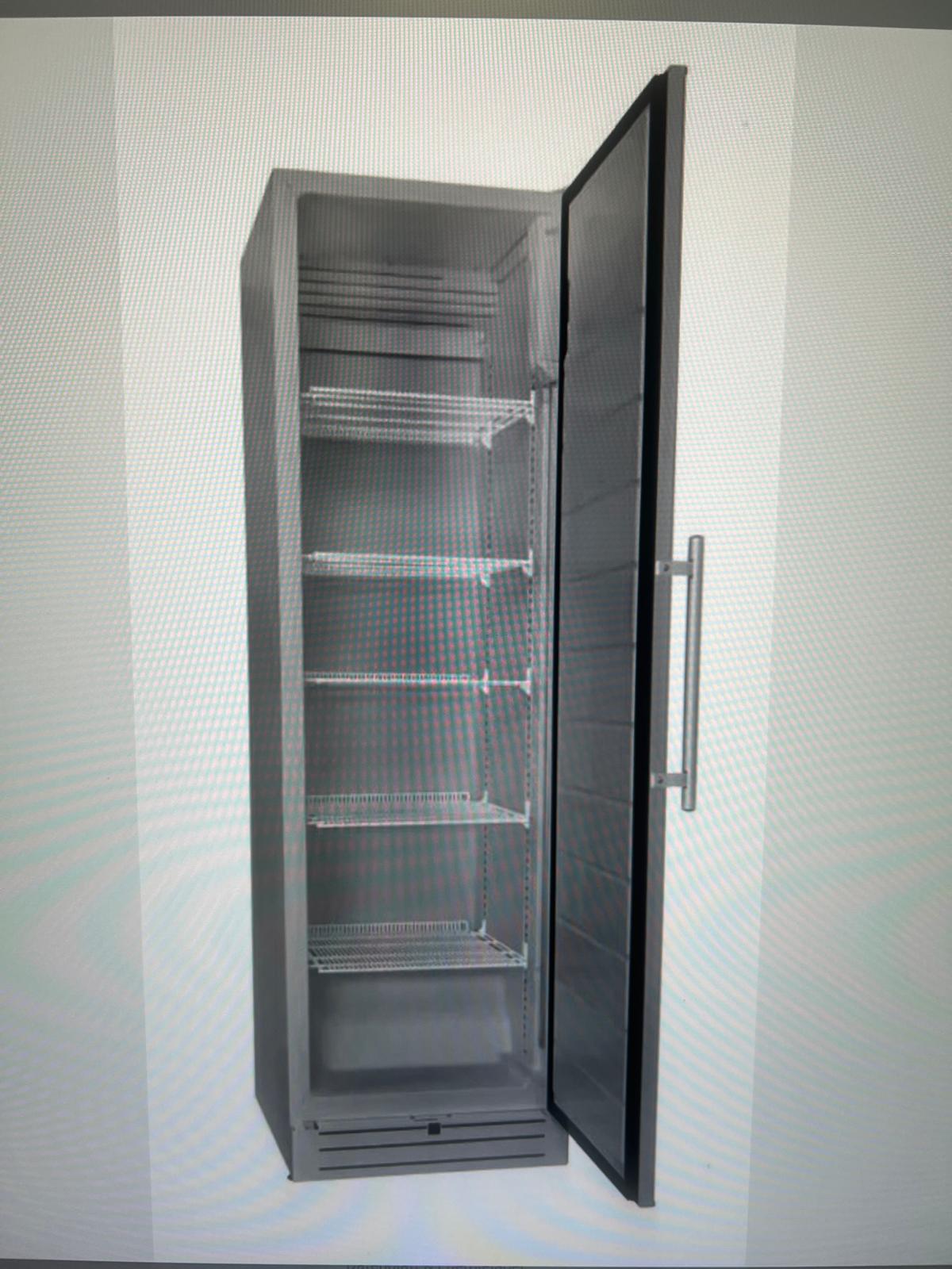 Vitrina frigorifica WHIRLPOOL ADN 480S, 350 l, H 202.5 cm, Clasa D, Gri Inchis
