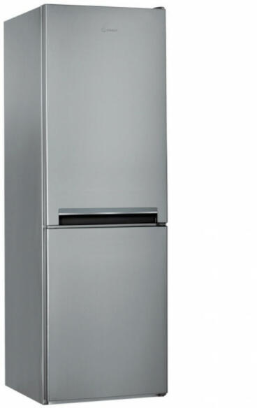 Combina frigorifica INDESIT LI7 S1E S, 308 l, H 176.3 cm, Clasa F, argintiu