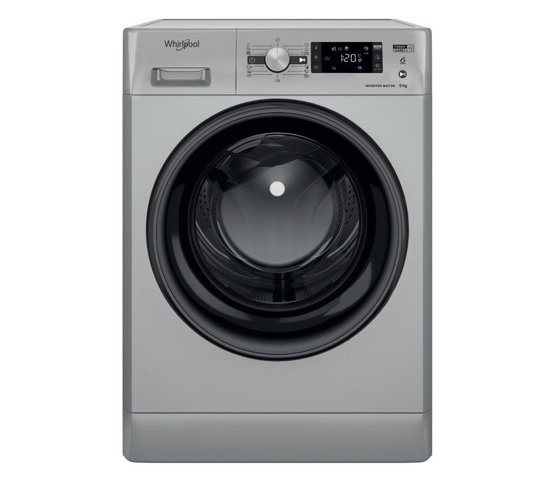 Masina de spalat rufe profesionala Whirlpool AWG 914 S/D1, clasa C, 9 kg, 1400 rpm, Argintiu