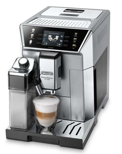 Espressor automat DELONGHI ECAM 550.85.MS PRIMADONNA CLASS, afisaj TFT, aplicatie Coffee-Link, OneTouch, capacitate 2l, 1450 W, inox