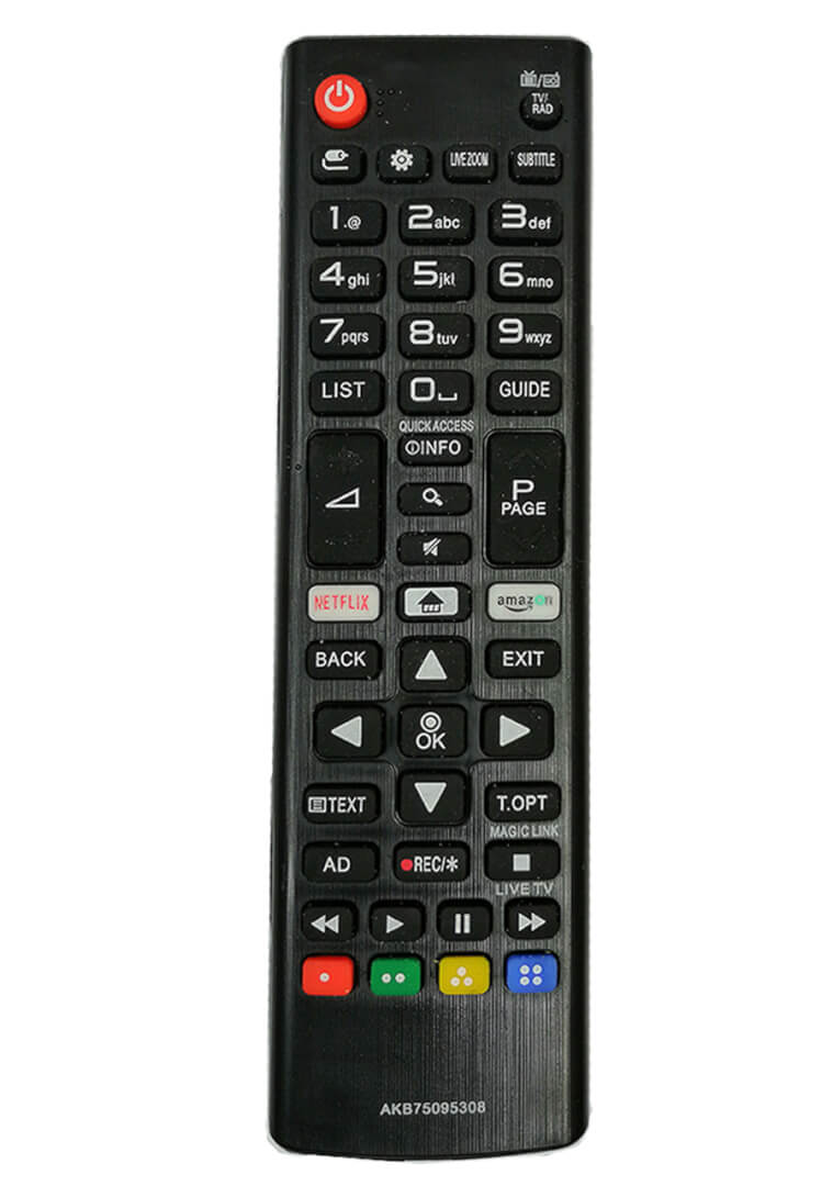 Telecomanda pentru LCD/LED LG cu Netflix AKB75095308, neagra cu functiile telecomenzii originale