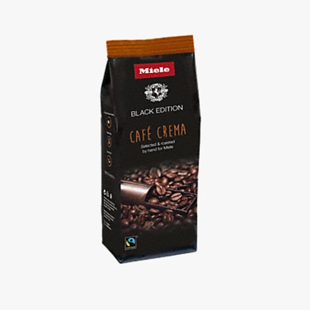 Cafea boabe MIELE Café Crema, Black Edition, 100% Arabica, Fairtrade, 250g