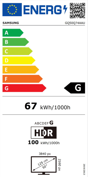 Televizor QLED Samsung GQ50Q74AAUXZG, Smart TV 4K UHD, control vocal, functie de inregistrare, 125 cm, negru