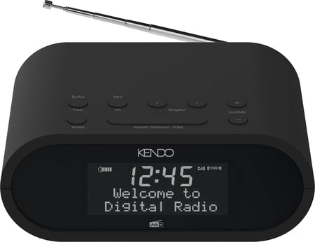 Radio Cu Ceas KENDO DAB Clock 21EX, DAB+, FM, Ceas Cu Alarmă, Statie De Incarcare, Timer, Negru