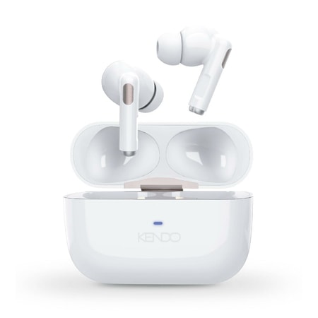 Casti True Wireless In-Ear KENDO TWS NC 21EXW, Bluetooth, Noice Cancelling, Alb