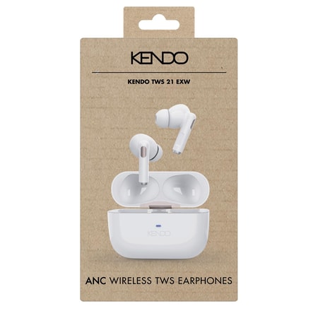Casti True Wireless In-Ear KENDO TWS NC 21EXW, Bluetooth, Noice Cancelling, Alb