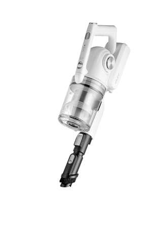Aspirator vertical KENDO Powerstick POD21EX, 150 W DC, 25.2 V, 2000 mAh, perie motorizata, 45/12 min, 0.45 min, alb/argintiu