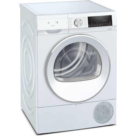 Uscator de rufe Siemens iQ500 WQ33G2D175, pompa de caldura, clasa A, 8 kg, Alb