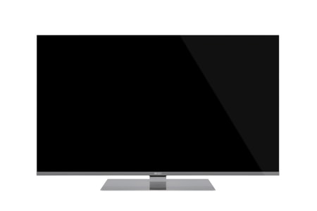 Televizor QLED KENDO 55QLED9231TS, Smart TV 4K UHD, HDR, control vocal, Linux, 139 cm, Argintiu