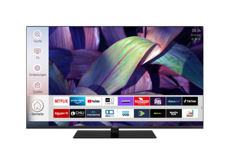 Televizor LED KENDO 43LED8231DG, Smart TV 4K UHD, HDR, control vocal, Linux, 108 cm, Negru