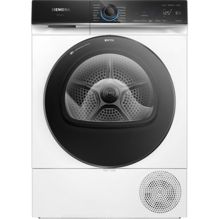 Uscator de rufe Siemens iQ700 WQ45B2B7EX, pompa de caldura, clasa A+++, 9 kg, Alb