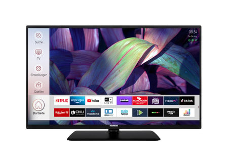 Televizor LED KENDO 40LED5222B, Smart TV Full HD, HDR, control vocal, Super Rezolutie, 102 cm, Negru