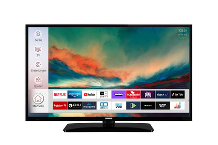 Televizor LED KENDO 39LED3221B, Smart TV HD-Ready, control vocal, Linux, 98 cm, Negru