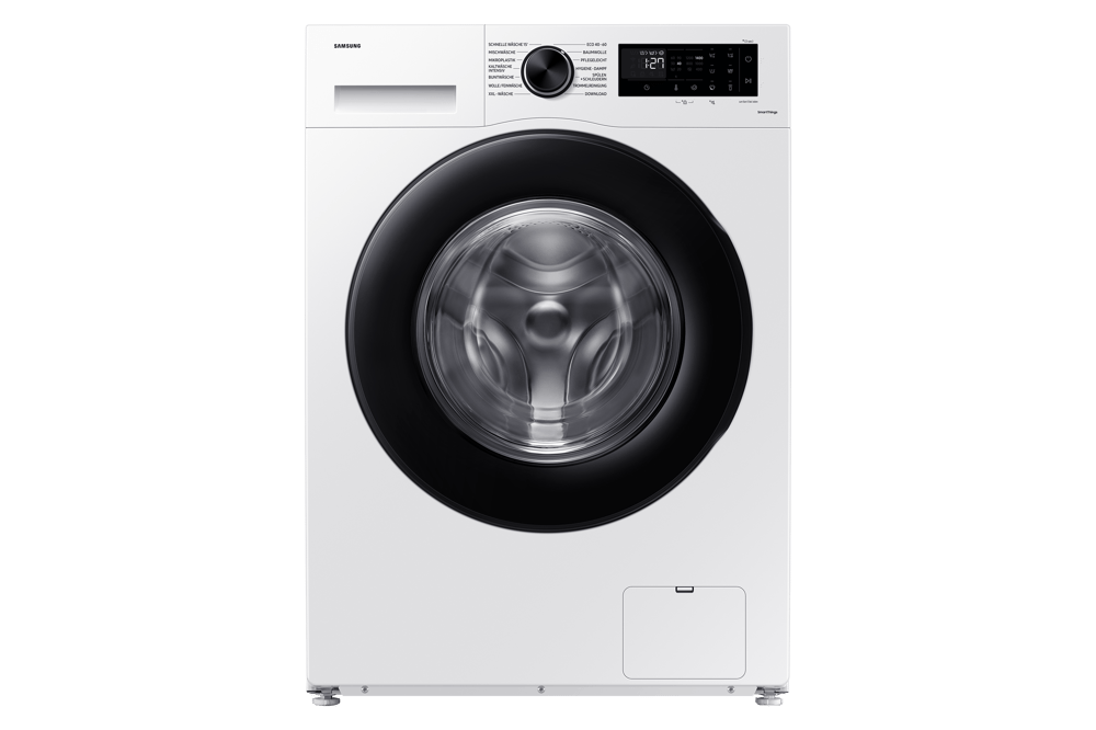 Masina de spalat rufe frontala Samsung WW8TCGC04AEX, 8 kg, clasa A, 1400 rpm, alb