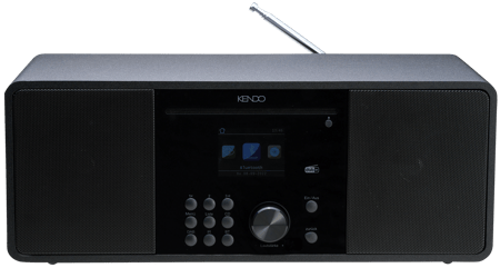 Radio stereo multifunctional KENDO DABIR RadioXL 21EX, CD, Ceas, Alarma, Bluetooth, DAB+, FM, Radio Internet, USB, Telecomanda, Negru