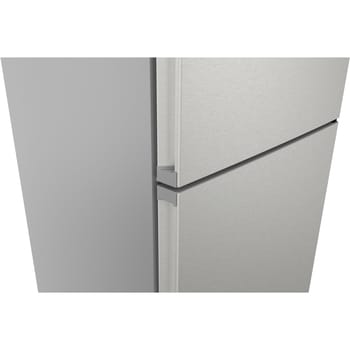 Combina frigorifica BOSCH KGN362IBF, Clasa B, 321 l, VitaFresh, Twin NoFrost, 186 cm inaltime, Inox